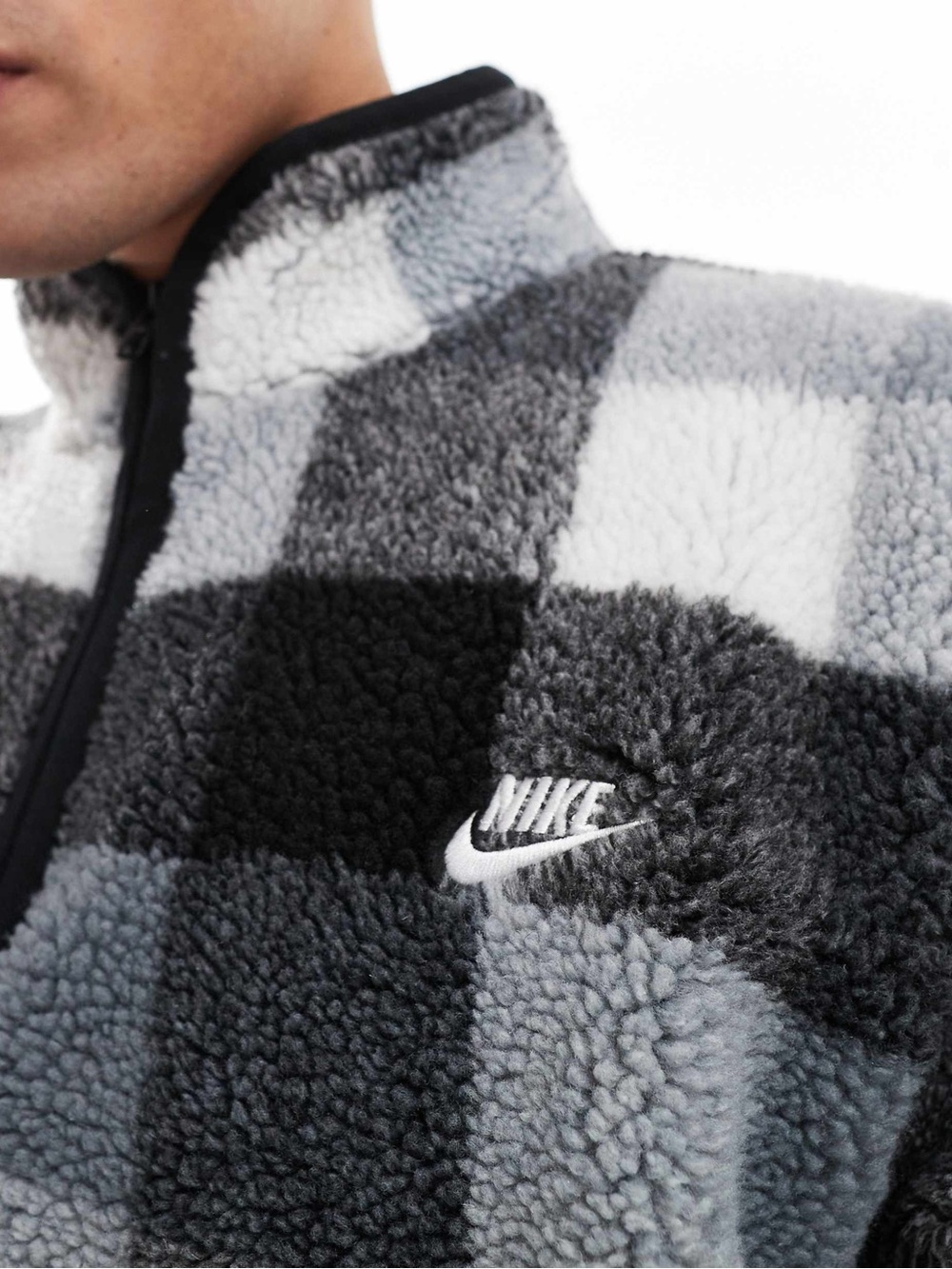 Nike Club Men's Winterized Half-Zip Pullover Style: FZ0896 - Picture 3 of 5